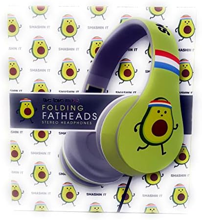 折りたたみ式ファヘッドアボカドヘッドフォン スマッシングイット ジョギング レッドホワイトとブルーのヘッドバンド