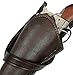 Historical Emporium Standard Left Hand Western Cross Draw Holster Plain Leather, Wild West Single Action Revolver Gun Holster