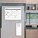 Tobeape Magnetic Dry Erase Calendar for Refrigerator with Markers, Eraser & Shopping List, Monthly Fridge Calendar Whiteboard, Schedule Planner Wall Set