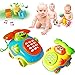 Catnew Lovely Kids Baby Sound Toys Music Car Cartoon Buttons Phone Educational Intelligence Developmental Toy