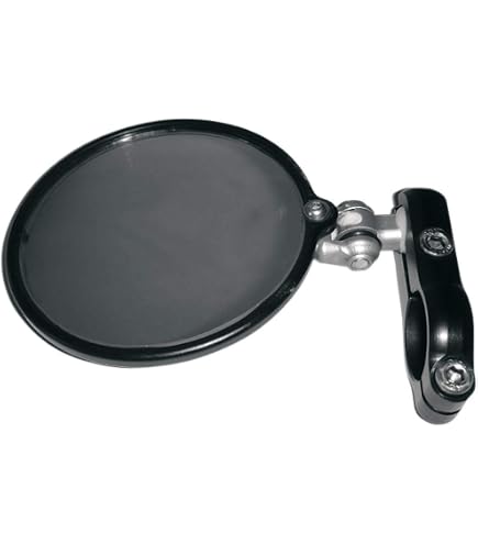 CRG ブラックミラー バーエンドミラー Amazon.com: Crg Black Hindsight Lane Splitter Right Bar End Mirror