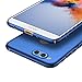 ORNARTO Mate SE Case for Huawei Mate SE/Honor 7X,Thin Fit Shell Premium Hard Plastic Matte Finish Non Slip Full Protective Anti-Scratch Cover Cases for Honor 7X(2017)/Mate SE(2018) Deepsea Blue