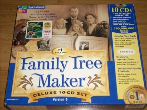 Family Tree Maker Deluxe 10 Cd Set Version 5
