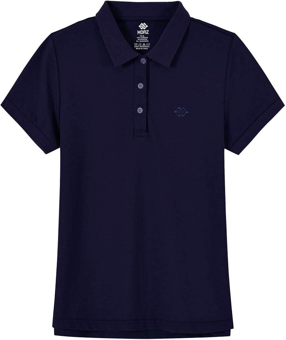 JINSHI Women’s Golf Shirts Short Sleeve Sports Polo Shirts Classic Casual Athletic Shirts Tee: Clothing