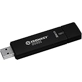 Kingston Ironkey D500S 256GB Encrypted Flash Drive | Dual Hidden Partition | FIPS 140-3 Level 3 | XTS-AES 256-bit | BadUSB and Brute Force Protection | Multi-Pin Option | IKD500S/256GB