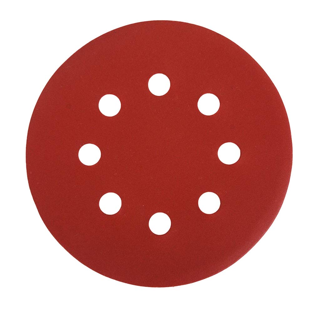 HIFROM 60 Pieces 8 Holes Sanding Discs, 5 Inch Hook and Loop 800 Grit Sandpaper Assortment for Random Orbital Sander Grinder Pads