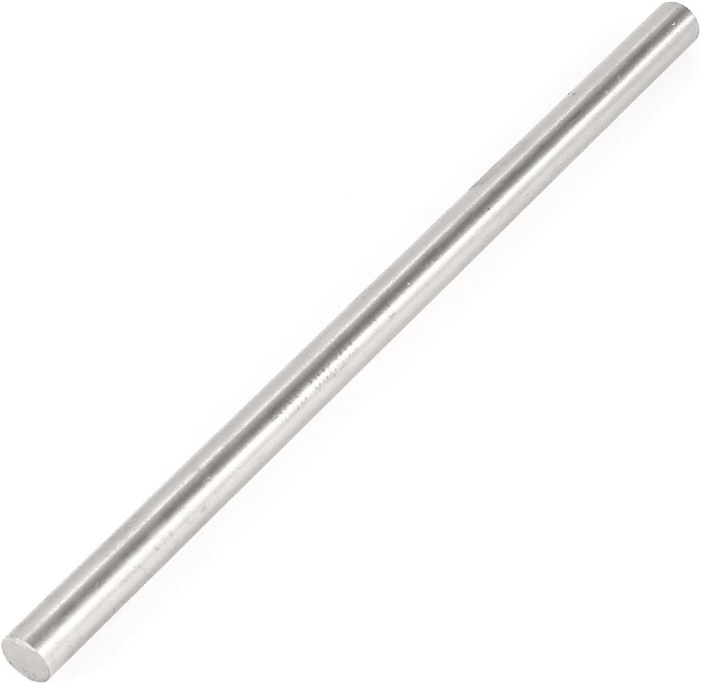 Sourcingmap 10mmx200mm HSS High Speed Steel Carbide Bars for CNC Lathe, Silver