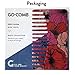 Go-Comb - Wallet Sized Hair & Travel Comb - Wide Tooth - Women's Plastic 3-Pack