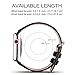 Fullmosa Leather Bands Compatible with Apple Watch Band 41mm 40mm 38mm 42mm 44mm 45mm 46mm 49mm Women Men for iWatch Ultra 2/Ultra/10/9/8/7/6/5/4/3/2/1/SE2/SE, 42mm 41mm 40mm 38mm Black/Silver