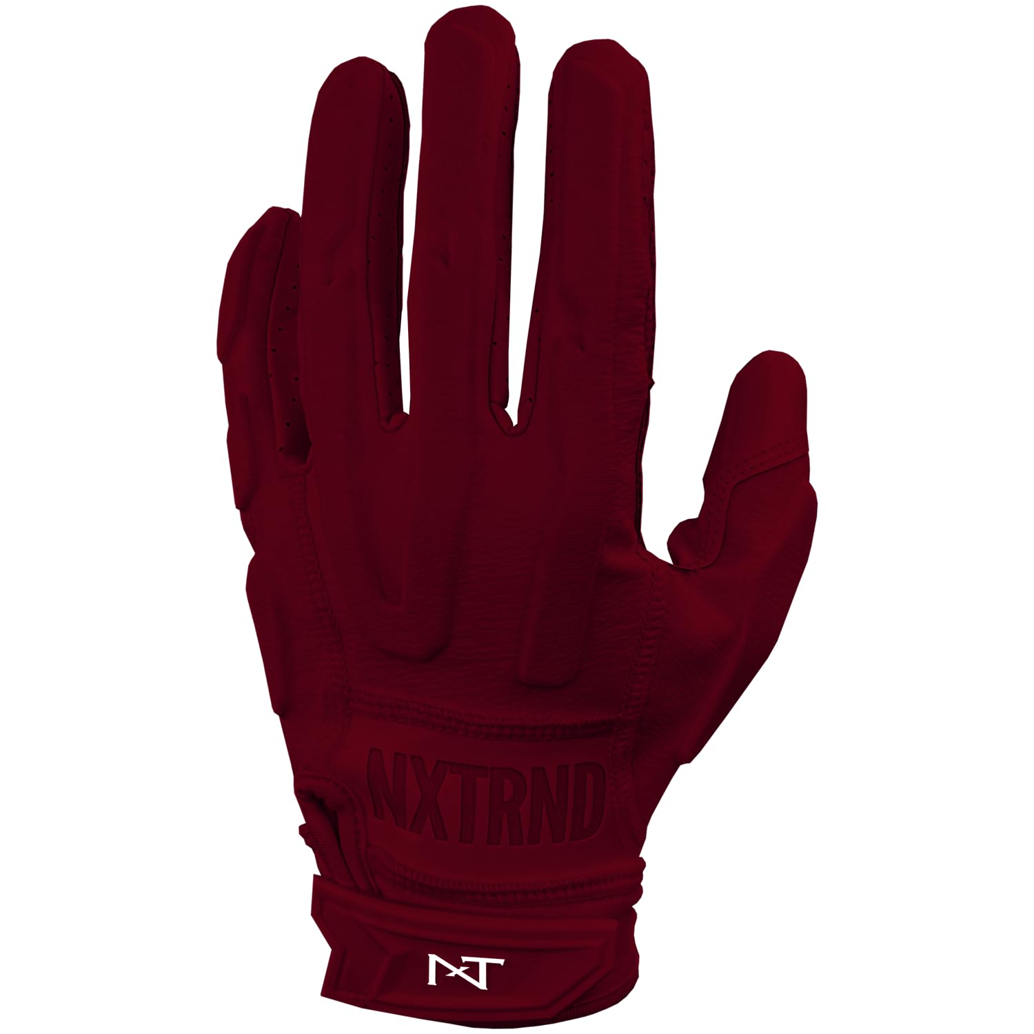 Photo 1 of Nxtrnd G3 Padded Football Gloves, Sticky Padded Receiver & Lineman Gloves (Maroon, Large)