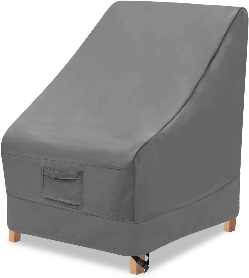 Vailge High Back Patio Chair Cover,100% Waterproof Veranda Chair Covers,600D Heavy Duty High-Back Chair Outdoor Patio Furniture Cover-35 L x 28W x 35