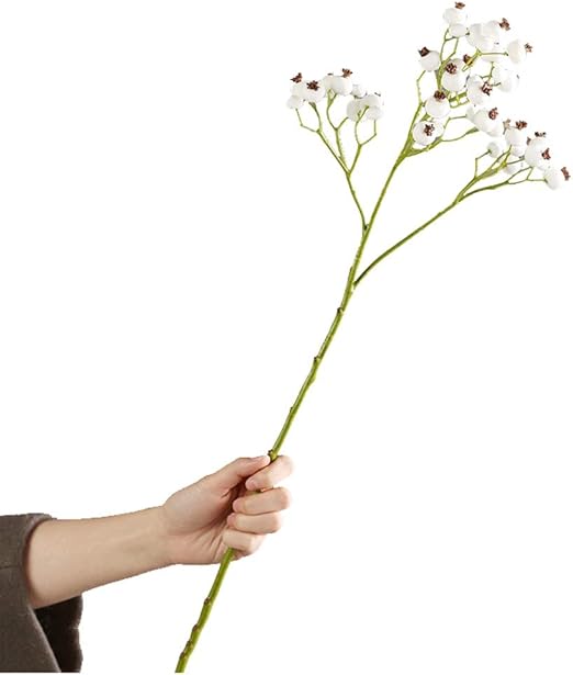 Decoración Flor de la simulación Falsa pequeña Flor Rosa Blanca Ramo de