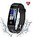 goopow Fitness Tracker Activity Tracker Watch with Heart Rate Monitor Waterproof Smart Fitness Band with Step Counter, Calorie Counter, Pedometer Watch for Kids Women and Men
