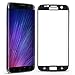 Amoner Galaxy S7 Edge Screen Protector, Tempered Glass Screen Protector with 9H Hardness & 3D Full Coverage Ultra HD Clear Anti-Bubble Scratch Proof Military Grade Screen Cover - Black