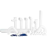 Kitchen Sink Drain Kit,1-1/2”,for Most Kitchen Sink Drain Repair Kit and Bathroom Sink Drain Kit, Kitchen Sink P Trap Drain K