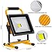 20W LED Work Light Rechargeable Portable Flood Light Battery Powered Flood Light for Outdoor Lighting,Camping,Hiking,Fishing,Car Repairing,Construction Site