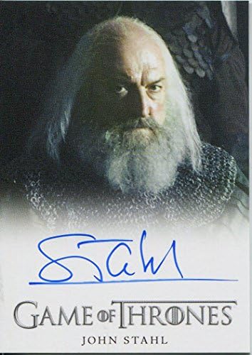 Game Of Thrones Season 4 Autograph Card John Stahl as Rickard Karstark