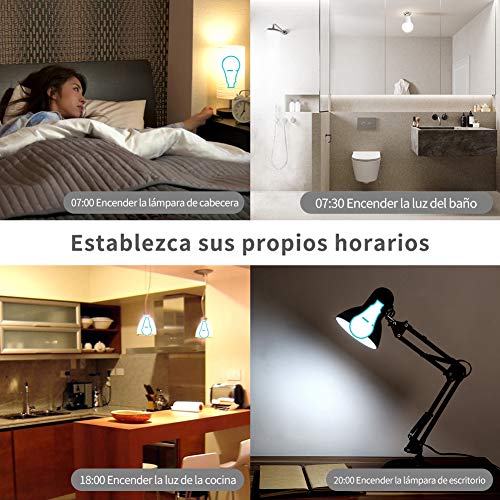 Bombilla-Inteligente-2700K-6500K-Wifi-LED-Bombillas-9W-800LM-Funciona-con-Amazon-Alexa-Echo-Google-Home-Bombilla-blanca-suave-y-blanca-fra-Regulable-No-se-requiere-hub-E27-Anoopsyche-paquete-de-2