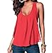 Yidarton Womens Crewneck Sleeveless Loose Tank Top Shirt