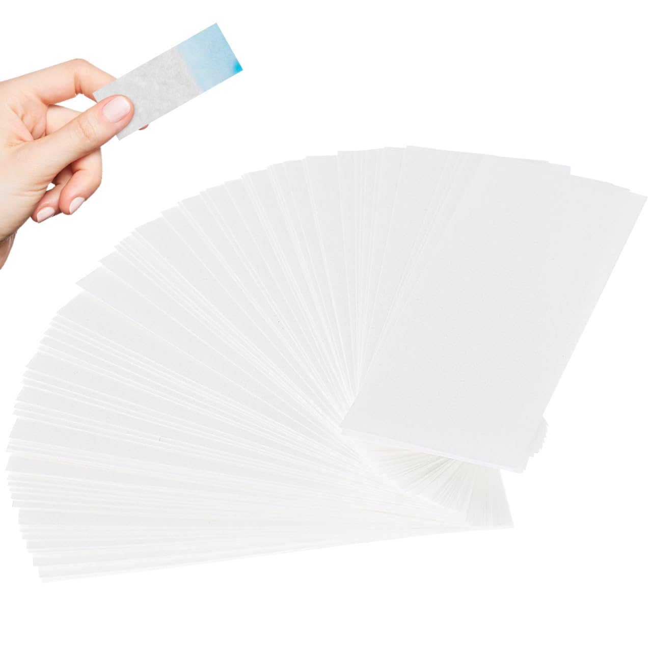 ibasenice 500pcs Chromatography Paper Strips Quantitative Filter Paper Laboratory Cleaning for Chemistry Laboratory Classroom School