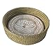 Warming Bread Basket Lotus Warmer Tile Stone Hand Woven For Rolls Appetizers by The Crabby Nook (11 Inch Natural)