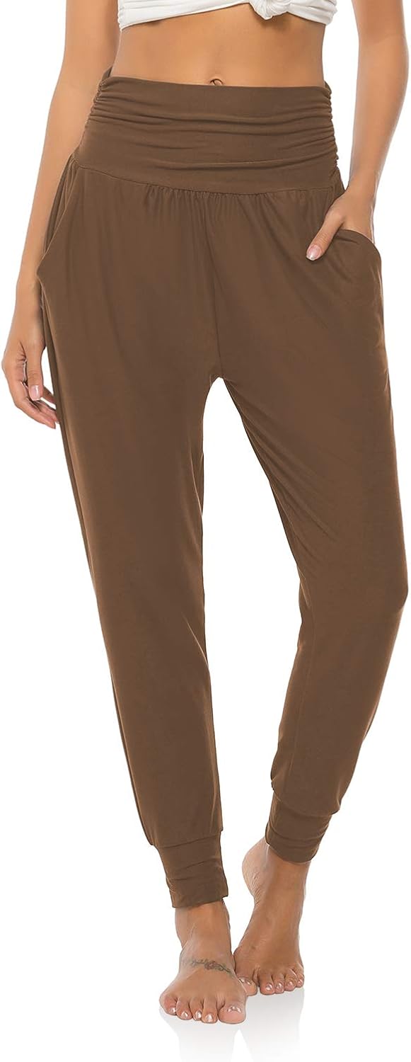 DIBAOLONG Womens Yoga Sweatpants Loose Workout Joggers Pants Comfy Lounge Pants with Pockets: Clothing