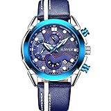 SUNVEN Men's Watches Waterproof Quartz - Business Wristwatch Gold Stainless Stee