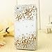 Handmade Crystal Classic Bling Shiny Flower Clover 3D Special Rhinestone Party Classic Case Cover For Samsung Galaxy Smart Mobile Phones (Galaxy Note 3 III N9000)