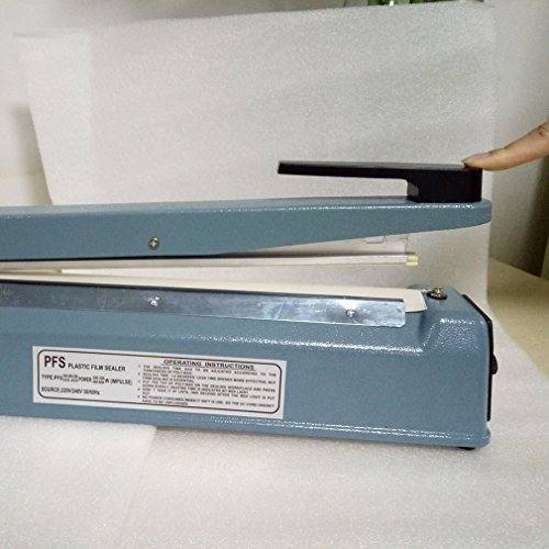 Impulse sealer-16inch/400mm Manual Impulse Manual Hand Sealer Heat Sealing Machine Poly Tubing Plastic Bag