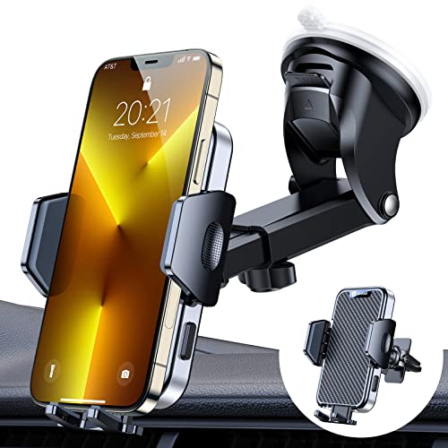 andobil Car Phone Holder [2022 Upgraded, Military Sturdy] Ultra Stable 3 in 1 Cell Phone Mount