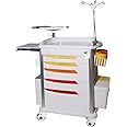 MS3C-400CR, Color Coded Lite Emergency Hospital Crash Cart with Accessory Package, Key Lock, IV Pole, O2 Holder, Cardiac Board, Power Cord, Ships in 2 Days, Quick Ship Program