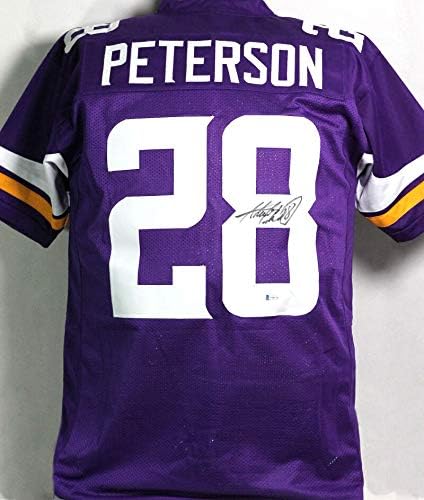 adrian peterson signed jersey