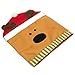 Homecube Chair Back Cover, Christmas Snowman Santa Claus and Santa Deer Chair Back Covers for Dining Room Home Holiday Party, Family Composition,Set of 3