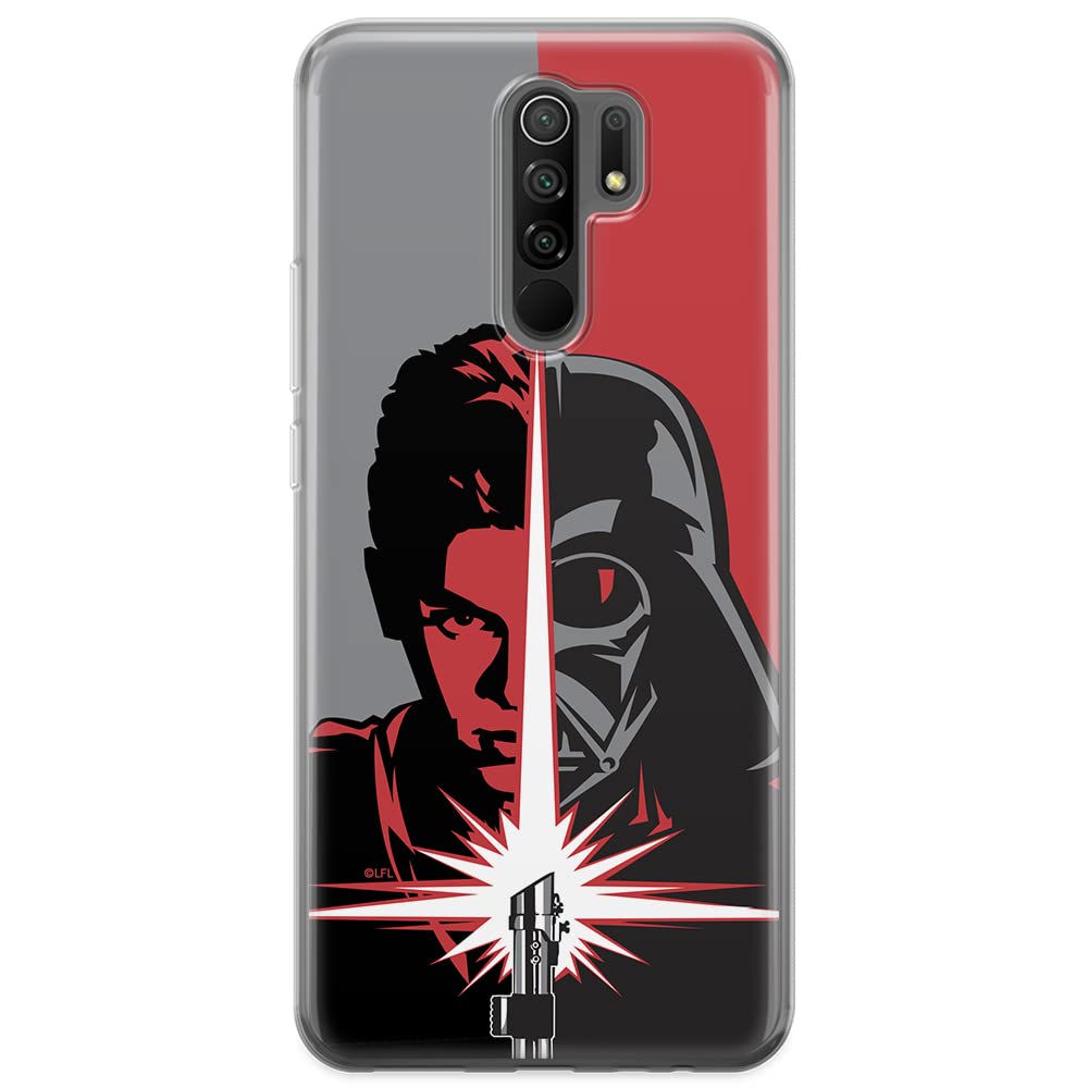 ERT GROUP mobile phone case for Xiaomi REDMI 9 original and officially Licensed Star Wars pattern Darth Vader 007 optimally adapted to the shape of the mobile phone, case made of TPU