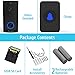 【32GB Preinstalled】WiFi Video Doorbell Camera 1080P HD with Chime, No Monthly Fees, Wireless Doorbell with 2 Way Audio, Motion Detector, Night Version, Rechargeable Batteries, IP65 Waterproof Geoyeao