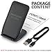 FosPower Qi Wireless Charger 10W Charging Pad for iPhone 11, 11 Pro, 11 Pro Max, XR, Xs Max, XS, X, 8, 8 Plus, Galaxy S10 S9 S8, Note 10 (AC Adapter Not Included)