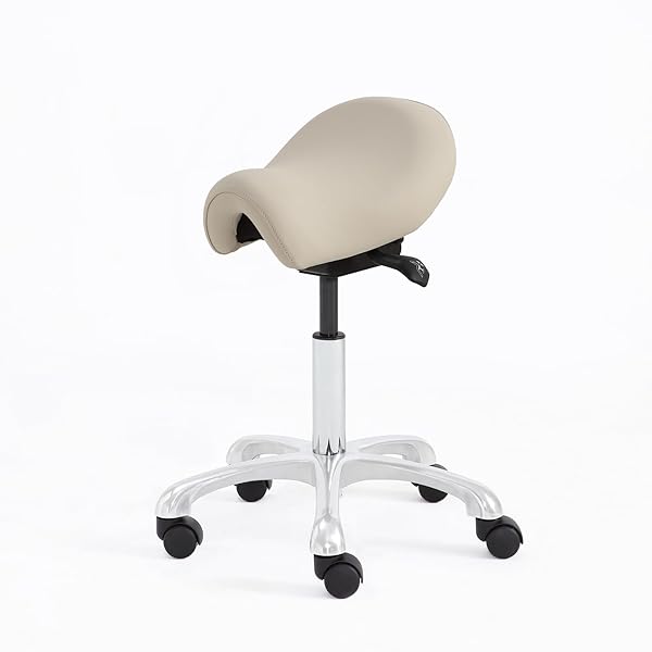 EOGNYZIE ERGONOMIC SADDLE STOOL – ADJUSTABLE HEIGHT &...