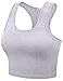 HATOPANTS Women Sleeveless Racerback Crop Camisole Tank Tops Cotton Basic Shirts OLHGRY S