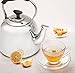 AMFOCUS Stovetop Tea Kettle Teapot - 18/10 Stainless Steel - 2 liters