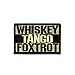 BASTION Morale Patches (Whiskey Tango Foxtrot, Tan) | 3D Embroidered Patches with Hook & Loop Fastener Backing | Well-Made Clean Stitching, Military Patches for Tactical Bag, Hats & Vest