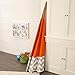 KidKraft Deluxe Bamboo and Canvas Play Teepee, Children's Furniture – Orange and Chevron Print, Gift for Ages 3+