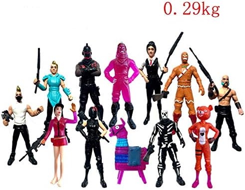 JJLESUN3 Fortnite Game Action Figures,3D Characters Dolls Model Anime Cartoon,For Kid Teens Birthday Present 12Pcs/Set,Adults Popular Art Gifts Collection Merchandise Pvc Toys