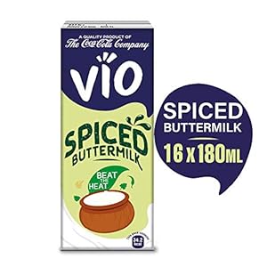Vio Spiced Buttermilk, Pack of 16 x 180 ml