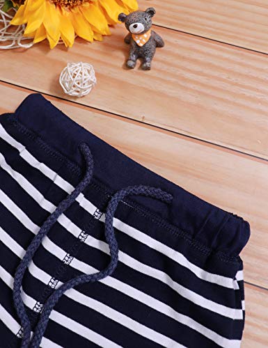 Toddler Baby Boy Clothes Short Sleeve Funny Letter Sweatshirt Top + Camouflage Shorts Summer Breathable Outfit Set (Grey, 4-5 T)