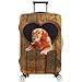Fvstar Luggage Cover Washable Dustproof Travel Suitcase Cover Spandex Elastic Luggage Protector TSA Approved Baggage Protective Cover with Zipper Closure Fits for 29-32 inch Carry On,Beach