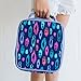 Insulated Water Resistant Lunch Bag - Laney Blue Confetti Leopard