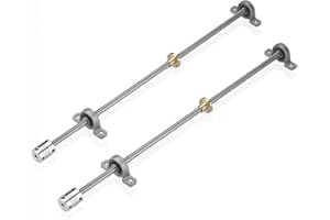 XIAOSHI 2pcs 500mm 3D Printer T8 Trapezoidal Lead Screw Rod Nut Coupling Shaft Bearing Mount