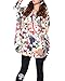 ELLAZHU Women Baggy Doodles Print Knit Pullover Sweater Onesize SZ24 Red