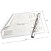 Sili Bake Silicone Pastry Mat with Measurements. Finally a Baking Mat That Actually Works. Designed in the USA. Extra Large 26” x 18”