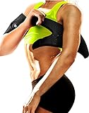 LODAY Neoprene Arms Trimmer Sauna Sweat Bands for Women Men Weight Loss Compression Body Wraps Sport Workout Exercise(Pair)